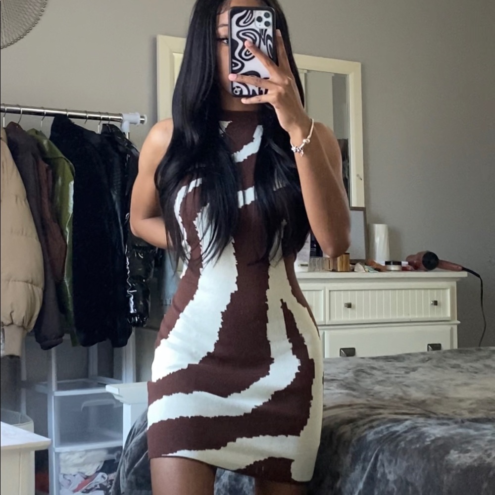 Zebra Printer Dress